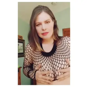 Do you like my fishnet lingerie 😘