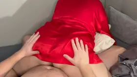 Watch his cock disappear between my huge ass 😇