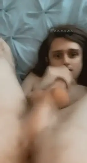 Feeling cum on my face is so nice 🥺😈😋 who wants to add to it?