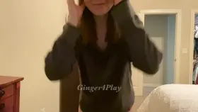 My husband doesn't like when I stretch out his shirts this way