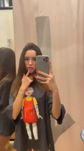 I feel so horny in the locker room on a shopping trip 😅