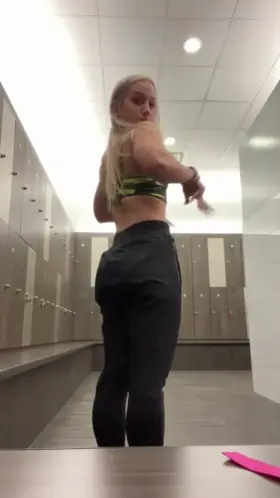 Locker rooms are made for playing in