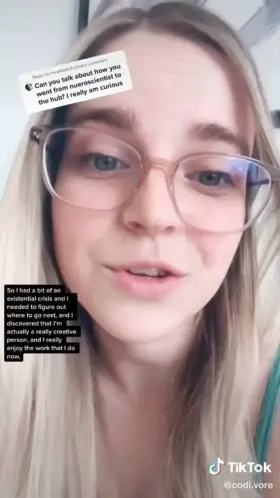 I used accidently swapped with the college's valedictorian. i didnt know how to be smart so i just went to porn. it was more exciting that way. but i didnt know she had a tiktok so i have to explain to my tiktok fans of how 