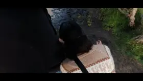 Cleaning up after I made my boyfriend cum hard.