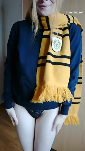 This titty drop is brought to you by Hogwarts!