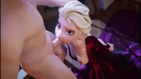 Deepthroat from Elsa [Cold heart] (Fire Box)