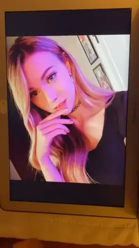 She took it to the face like a good little girl