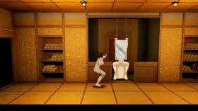 Hopping Gameplay | Hide from the Prison Guard as she works out.