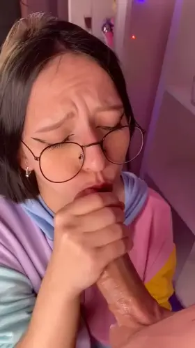 How long would it take you to cum in my mouth?