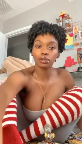 I can't stop consuming the gender drug, it is really addictive and its effects are impressive, before I started using it I was a slim, ugly and clearly drug addict, now I am a beautiful and horny ebony with beautiful tits and nailsinsatiable desire to fuck