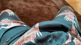 Pulsing my cock through my pants