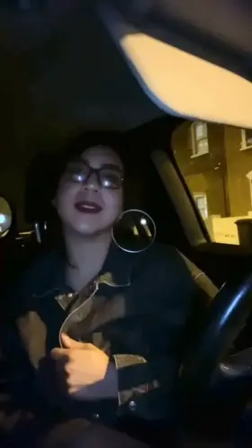 Flashing in my car…