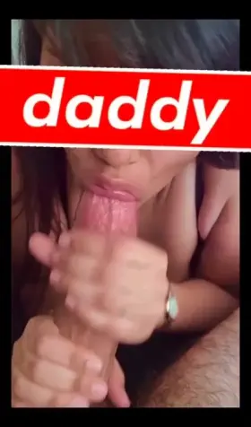 Daddy’s dick requires two hands at least