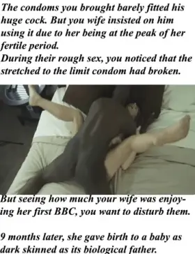 Broken condom surprise