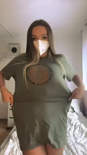 trying on ur shirts..