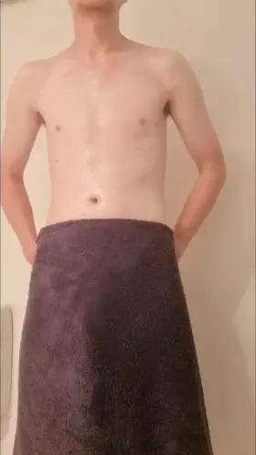 Whoops my towl fell down