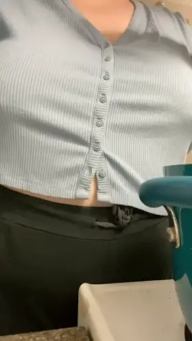 Cooking us dinner but also itching to be your good slut 💋 (OC)