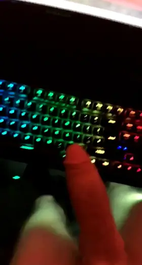 Come support me from Underneath the desk😉 [OC]