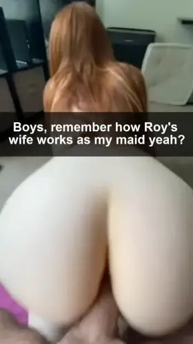 Caught my maid slacking...