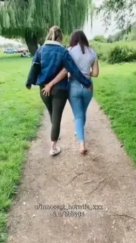 Enjoying a walk with my friend 😜