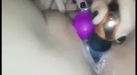 What a creamy little dildo