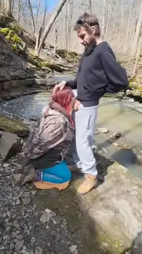 Hiking the trails yesterday and suddenly wanted to ravage that cock. We were in plain sight but I don't know if anyone saw. We were too consumed in the act 🍆😛