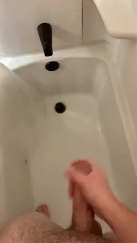Hot water, a big dick, and some cum. What else could you want?