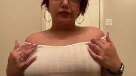 no bra = tits out, right? 🥺 [oc]