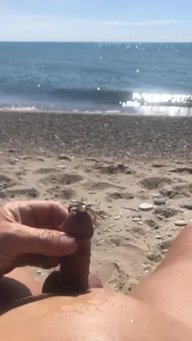 Your supposed get wet at the beach.