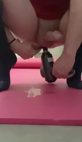 Hands down (and hands-free 🤯) the best orgasm of my life - njoy wand (large end) inserted and massage gun on my perineum. Let me know what you think…