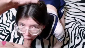 Chan in a Sexy Suit Wanted a Cock in her Mouth 😮