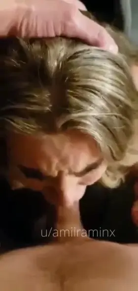 He likes when I choke on it