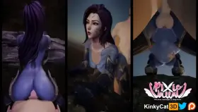 Kai’sa gets fucked multiple view (Sound Update) (KinkyCat3D) [League of Legends]