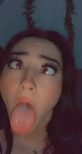 Ahegao goth slut
