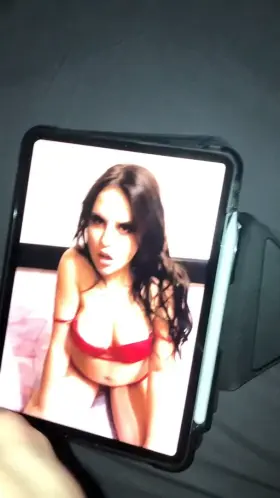 Her face got painted