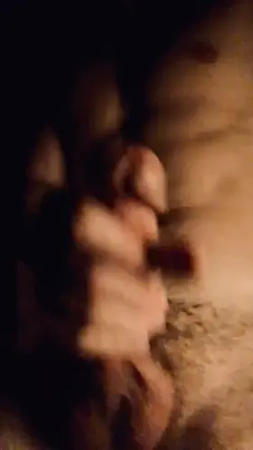 Stroking my cockhead for you