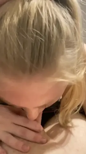 O/C tictok girl learning to throat