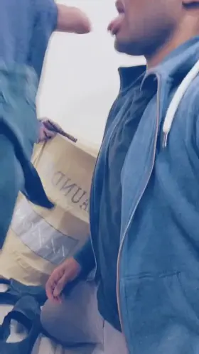 Sucking my bear boss, part 1