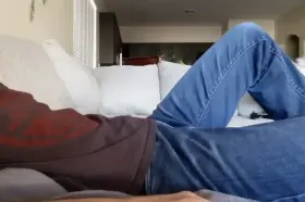 Okay okay. We can jerk off together. Just don't tell my wife.