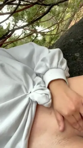 Took a nature walk, got a little wet 💕