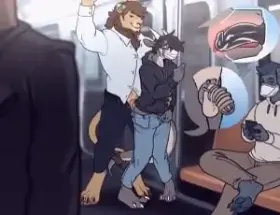 Taming in subway (Peyote)