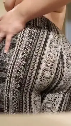 Wife trying out her new pants