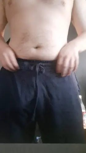 Been feeling quite down lately, but now I'm back so here's my chubby, 19 year old, virgin body and an appearance from my meaty cock too 😜