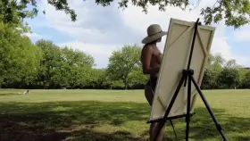 Painting in the park