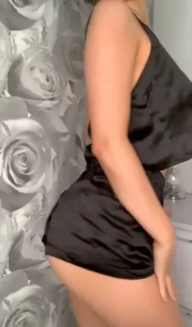 Cum and take these silky PJs off me