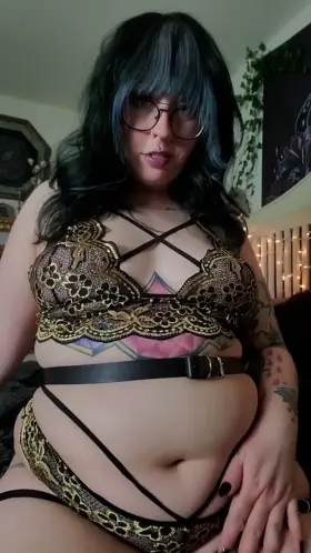 almost bursting through my lingerie!