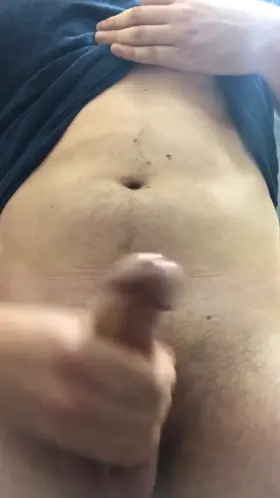 Huge cumshot at the gym