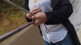 on a stroll i suddenly i had the strong urge to leave all my clothes next to the road and see what happens 🤯🙉[F][GIF]