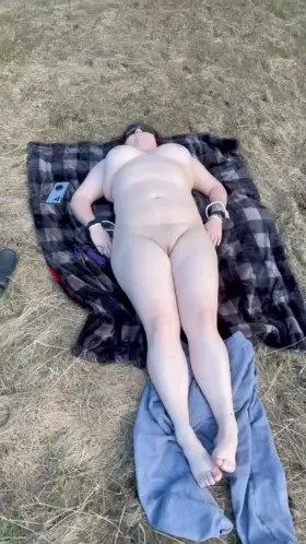 Left blindfolded in public