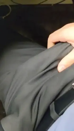 Can you tell that I'm not wearing underwear?